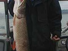 Susan Mooney of Wilburton, OK with a 11 pound northern pike.