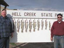 Roger Kellogg of Charles City, IA and myself with 10 walleyes 14
