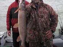 Arnold Dood of Bozeman, MT with an 11-pound northern pike.