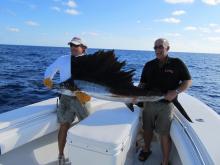 Myself and Mark Houghtalling with my sailfish