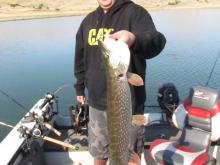 Casey Green of Billings, MT with a 32 northetrn pike.
