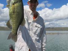 Craig Appledorn with his 3 pound smallmouth bass.