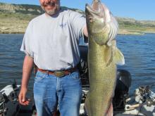 Zac Wald of Billing, MT with a 31, 12 pound walleye.