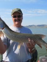 Ray Capp of Billings, MT with a 30 northern pike.