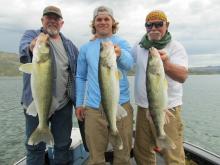 Rod Johnston, Cole and Guy Fairchils with 22