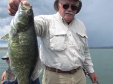 Gerald Reaver with a 3.5 pound smallmouth bass.