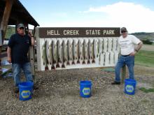 Tim Bohlender and Chet Roll with their second days catch.