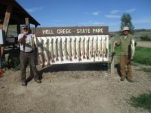 The two Dean Waltee's with their days catch.