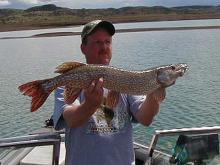 Rob Marshall of Helena, MT with a 8 pound northern.