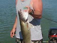 Ben Olmstead of Helena, MT with his personal best walleye, 29