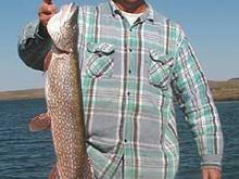 Mark Sullivan of Billings, MT with a 9 pound Northern Pike.