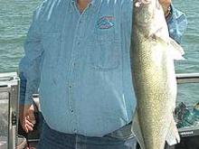 Mark Henckel, of Park City, with a 30.25-inch, 11.12-pound walleye.
