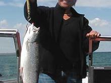 Gena Foster of Billings, MT with a 6 pound rainbow trout.