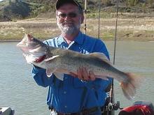 Larry Kruckenberg of Cheyenne, WY with his personal best walleye of 9.4 pounds.