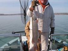 Bruce Mendenhall of Oklahoma City, OK with a 10 pound northern pike.