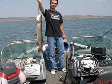 Jack Loomis of Idaho Falls, ID with a 7 pound northern pike.