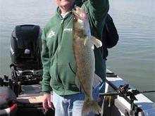 Steve Cole of Broomfield, CO with a 6.5 pound walleye.