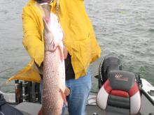 Casey Greeno with a 14 pound northern pike.