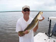 Bob Quick of Bozeman, MT and Homestead, FL with a nice sea trout.