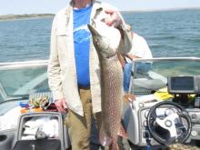 Steve Knapp of Helena, MT with a 36, 15 pound northern pike.