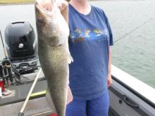 Pam Capp of Billings, MT with 29, 9.5 pound walleye.