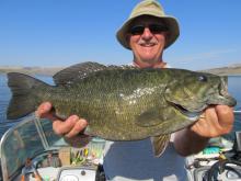 Don Childress with a 5 pound smallmouth bass.