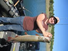 Cody Thatcher with a nice northern pike.