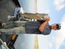 James Horson with a 11 pound channel catfish.
