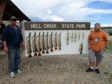 Jody Woods and Jason Rosman with their days cATCH.
