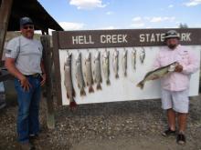 Kevin Sept and Kurt Christopherson with their days catch.
