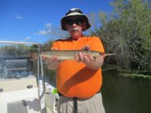 Myself with a Florida spotted gar.